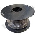 Startkabel soepel 10mm 25mtr zwart, prijs p/m Haspel
