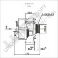 Prestolite Alternator 12V 85A Mercedes Truck