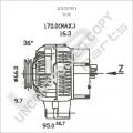 Prestolite Alternator 12V 70A