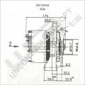 Prestolite Alternator 12V 65A  VW Transporter