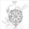 Prestolite Alternator 12V 80A