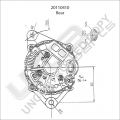 Prestolite Alternator 12V 80A toyota Avensis