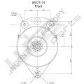 Prestolite Alternator 24V 55A Multifit