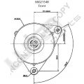 Prestolite Alternator 12V 65A Ford Granada Austin