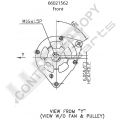 Prestolite Alternator 12V 70A Ford Escort-Orion