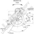 Prestolite Starter  M93 24V 6KW