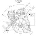 Prestolite Starter  M93R 24 6KW