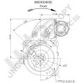 Prestolite Starter M93 24V 6KW