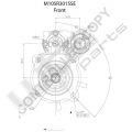 Prestolite Starter M105 24V 7,5KW