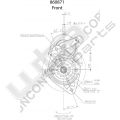 Prestolite Starter  Replacement for Lister Petter