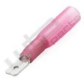 Kabelschoen heat schrink rood plat male 6,3mm