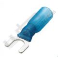 Kabelschoen heat schrink blauw vork 4,3mm