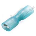 Kabelschoen heat schrink blauw plat female 6,