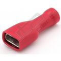 Kabelschoen VP 50 stuks 4.8MM rood