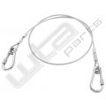 Facom sls lanyard 1.2m metal wire 2 carabinee