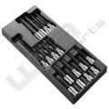 Facom module 16 doppen 1/2 met lange bits uit 1 stuk