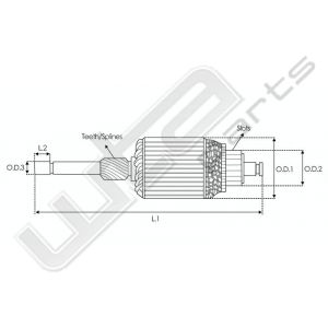 Anker 12V 1.7kw 9 spl 12T