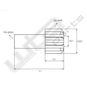 Tandwiel primium BNG 11T CW