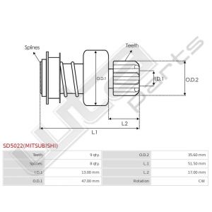 Bendix Mitsubishi origineel