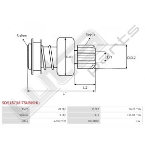 Bendix Mitsubishi origineel