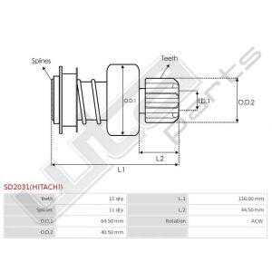 Bendix Hitachi origineel