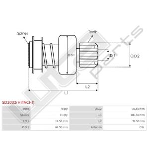 Bendix Hitachi origineel