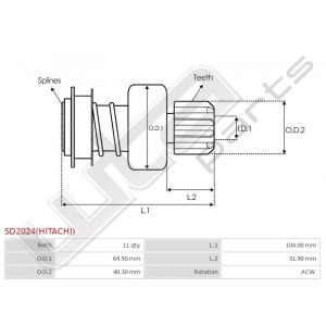 Bendix Hitachi origineel