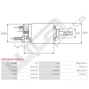 Startrelais Mitsubishi origineel