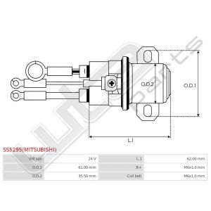 Startrelais Mitsubishi origineel