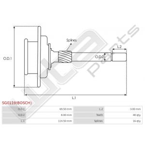 Planet gear Bosch OE