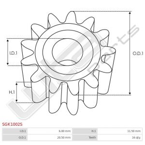 Tandwiel planet gear