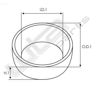 Blokkeer ring 8,00x13,25mm