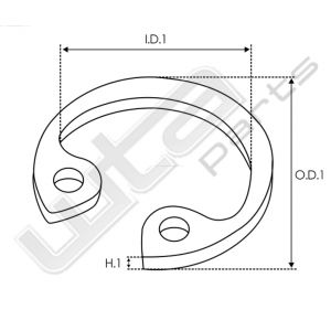 Veerring 80,90x10,95x0,70mm