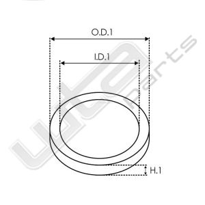 Ring 22,80x54,00x3,00mm