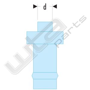 Facom 116e sets van 2 reservestiften 4mm