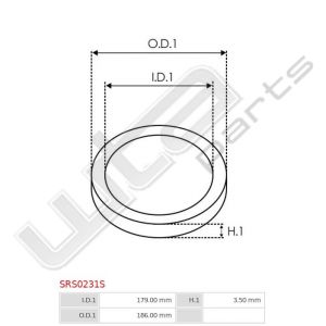 O-ring 179x186x3.5