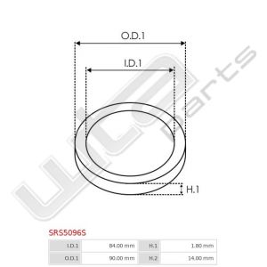 O-ring 84x90x1.8