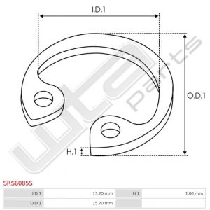 Seeger ring 13.2x15.7x1