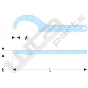 Facom 125a scharnierende modellen 180mm