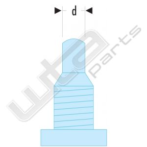 Facom 126.e sets van 2 reservehaakpallen