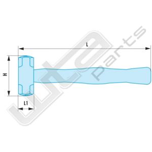 Facom drijfhamer 8200g vonkvrij