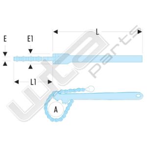 Facom kettingsleutel 35