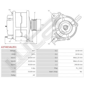 Dynamo VALEO origineel