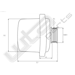 Dynamo 12V 150A