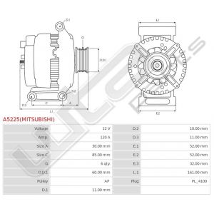 Dynamo origineel Mitsubishi