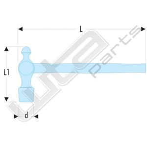 Facom bankhamer amerikaans steel hickory 1/4