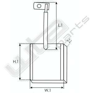 Koolborstel 12V