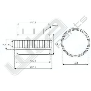 Stator 12V 120A