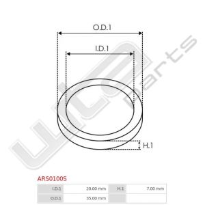 Keering 20x35x7