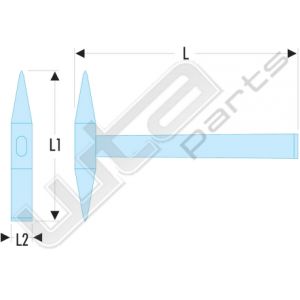 Facom lasbikhamers 340g